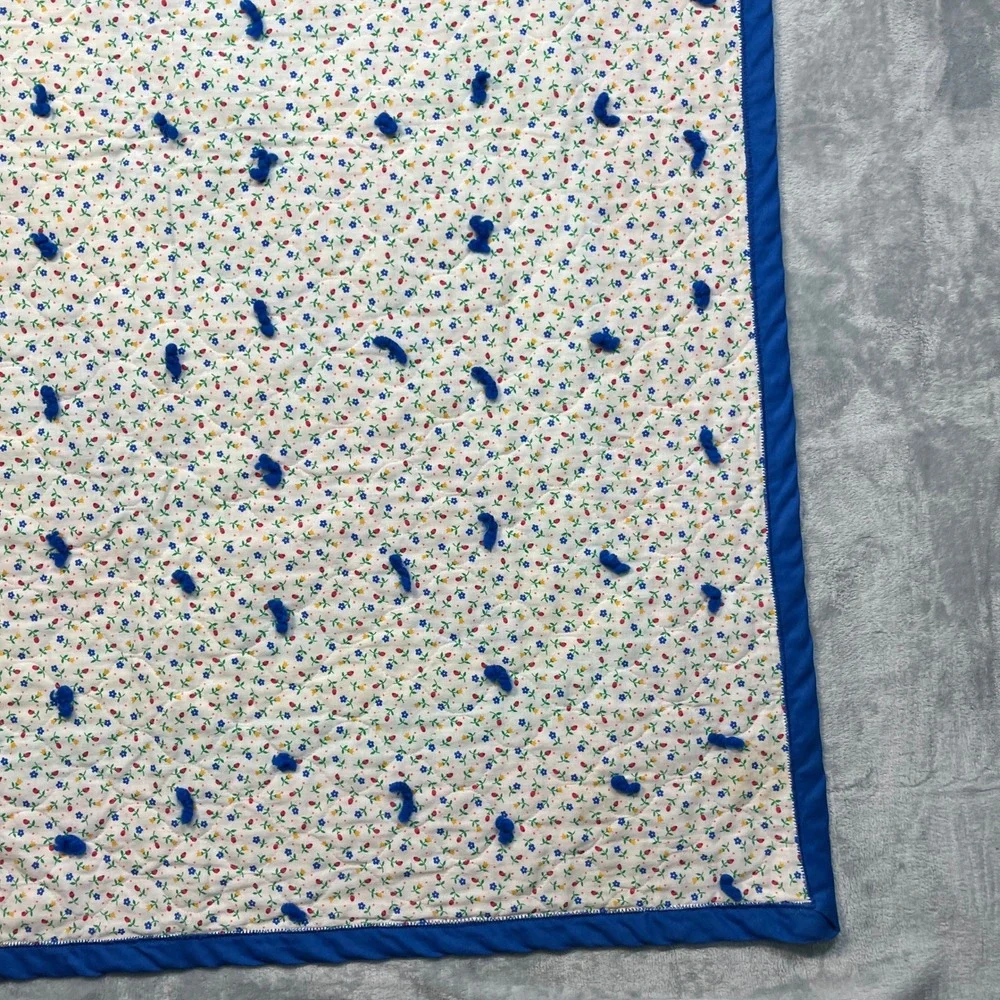 Handmade Baby Quilt Infant Multicolor Circus Teddy Bear‎ Clown Polka Dot Patch
